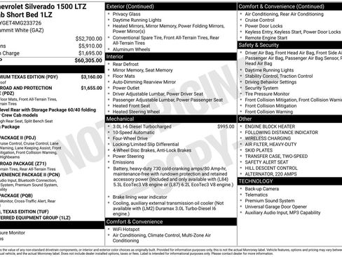 Used 2021 Chevrolet Silverado 1500 LTZ w/ LTZ Premium Texas Edition AWD/4WD image 17