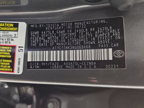 Used 2022 Toyota Camry LE FWD image 31
