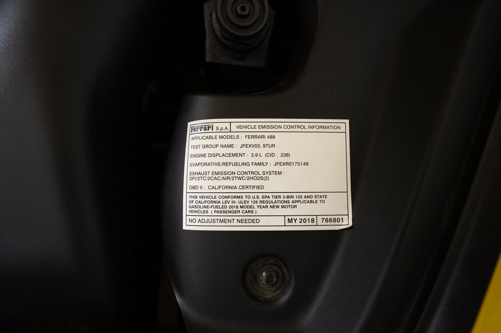 Certified 2018 Ferrari 488 Spider RWD image 42