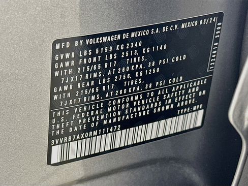 Used 2024 Volkswagen Tiguan S FWD image 30