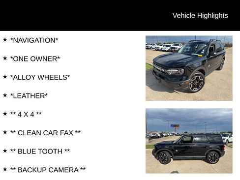 Used 2023 Ford Bronco Sport Outer Banks w/ Tech Package AWD/4WD image 4