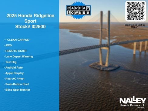 Certified 2025 Honda Ridgeline Sport image 7