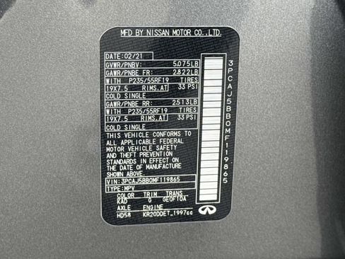 Used 2021 INFINITI QX50 Luxe image 30