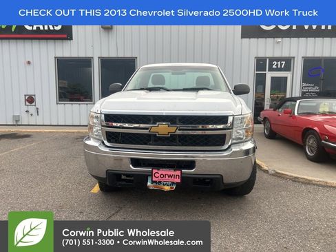 Used 2013 Chevrolet Silverado 2500 W/T w/ Snow Plow Prep Package AWD/4WD image 1
