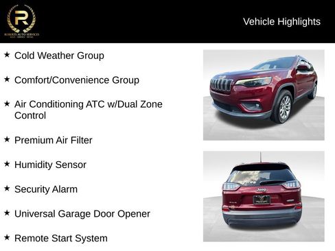 Used 2019 Jeep Cherokee Latitude Plus w/ Comfort/Convenience Group AWD/4WD image 9