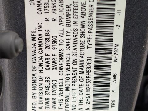 Used 2015 Honda Civic LX image 22