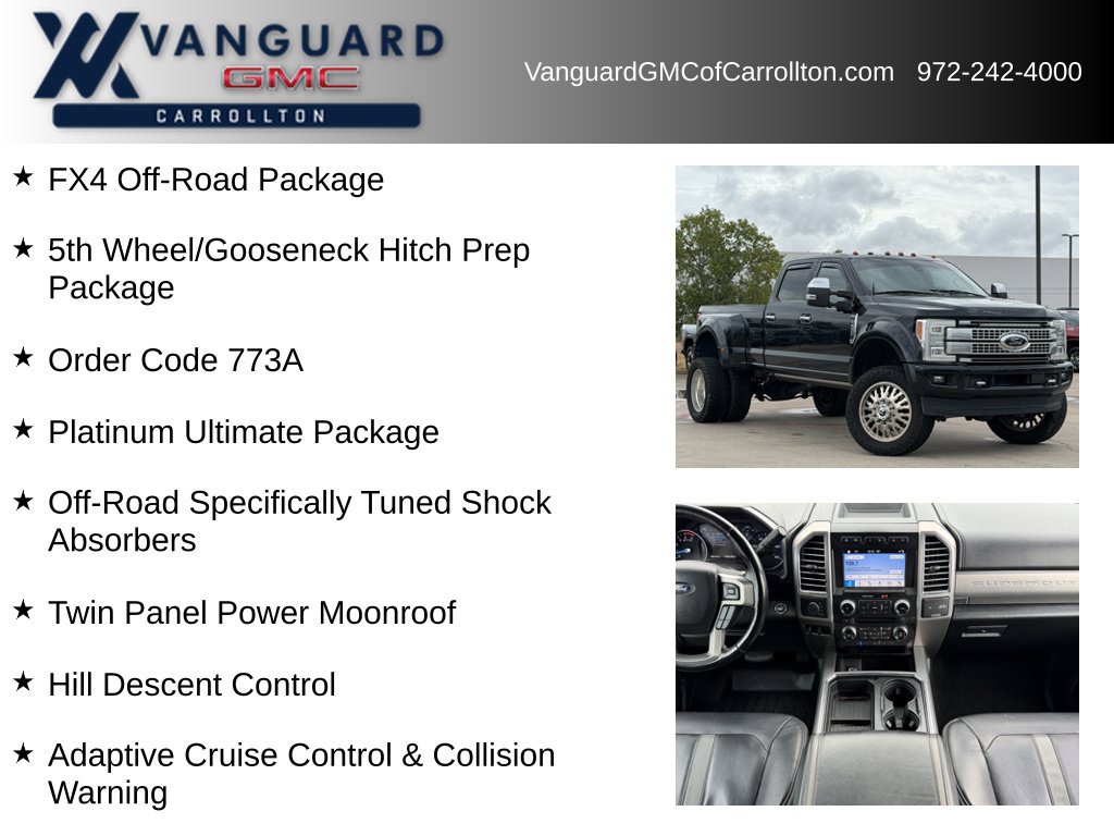 Used 2018 Ford F450 Platinum w/ Platinum Ultimate Package AWD/4WD image 6