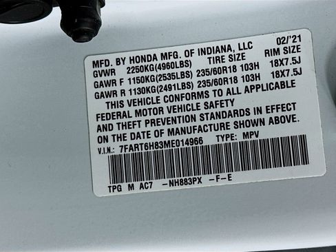 Used 2021 Honda CR-V EX-L image 33