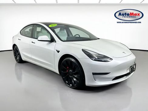 Used 2021 Tesla Model 3 Performance AWD/4WD image 1