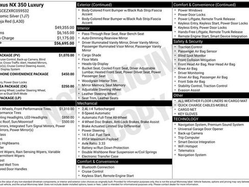 Used 2024 Lexus NX 350 AWD w/ Vision Package image 32