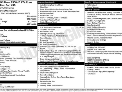 Certified 2025 GMC Sierra 2500 AT4 image 51