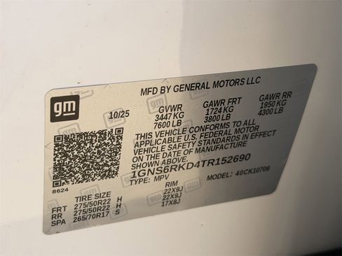 New 2026 Chevrolet Tahoe RST w/ Comfort Package image 25