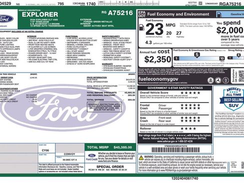 Used 2024 Ford Explorer XLT w/ Equipment Group 202A AWD/4WD image 25