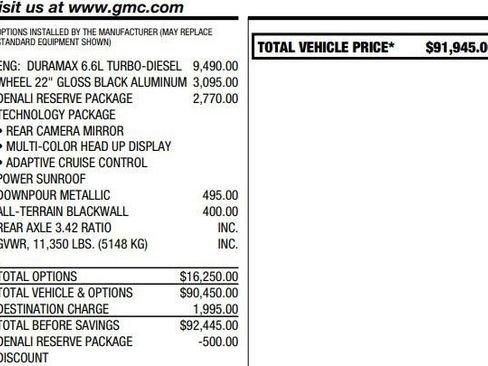 Used 2024 GMC Sierra 2500 Denali w/ Denali Reserve Package AWD/4WD image 2