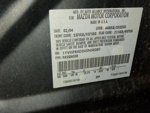 Used 2004 MAZDA MAZDA6 s w/ Luxury Pkg FWD image 40