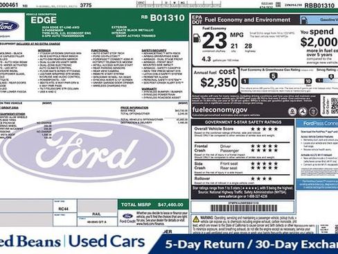 Used 2024 Ford Edge ST-Line AWD/4WD image 15