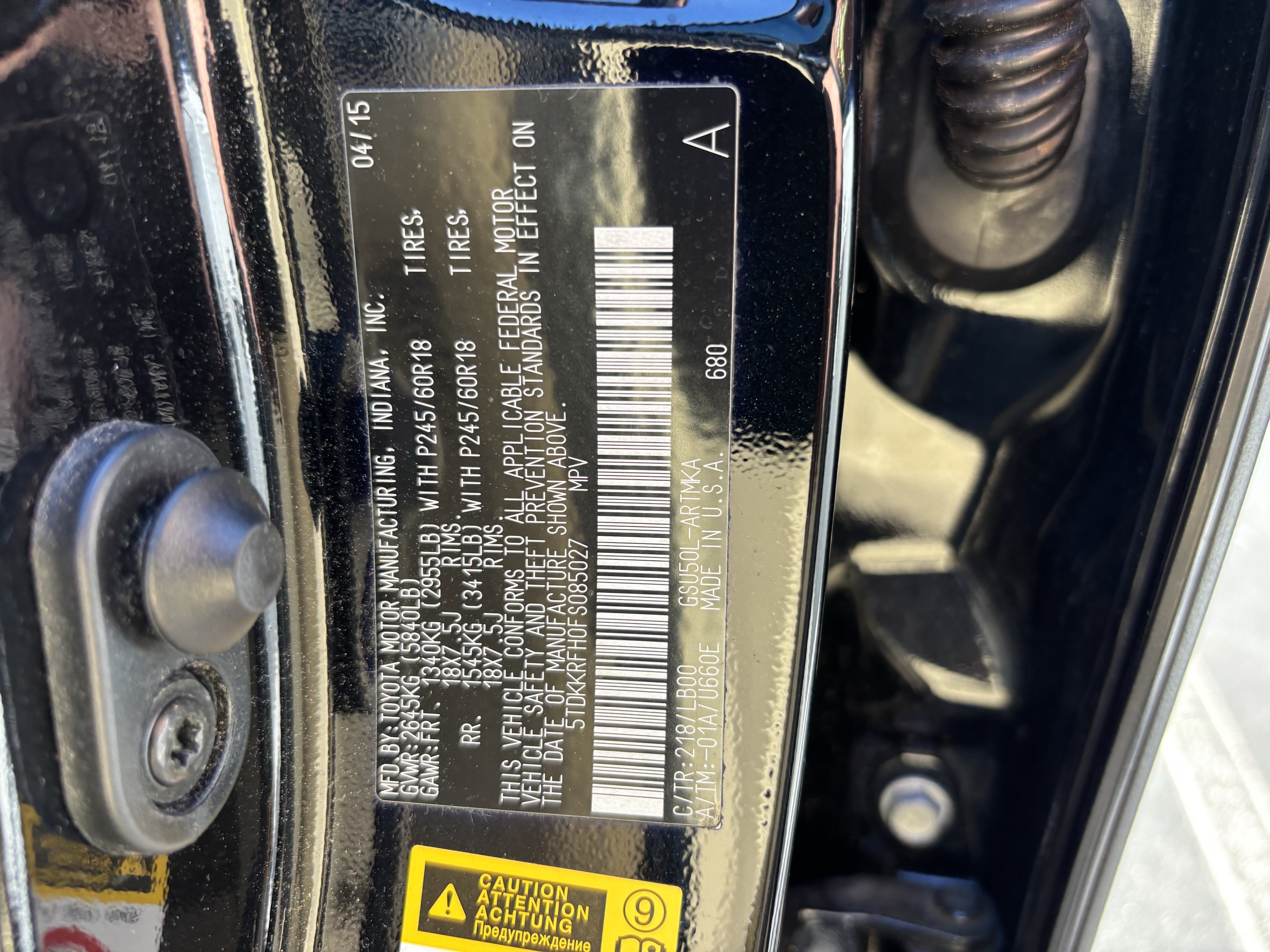 Used 2015 Toyota Highlander XLE FWD image 37