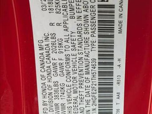 New 2026 Honda Civic LX image 17