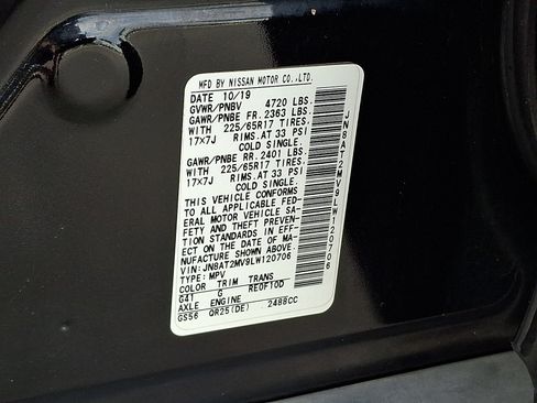 Certified 2020 Nissan Rogue SV AWD/4WD image 25