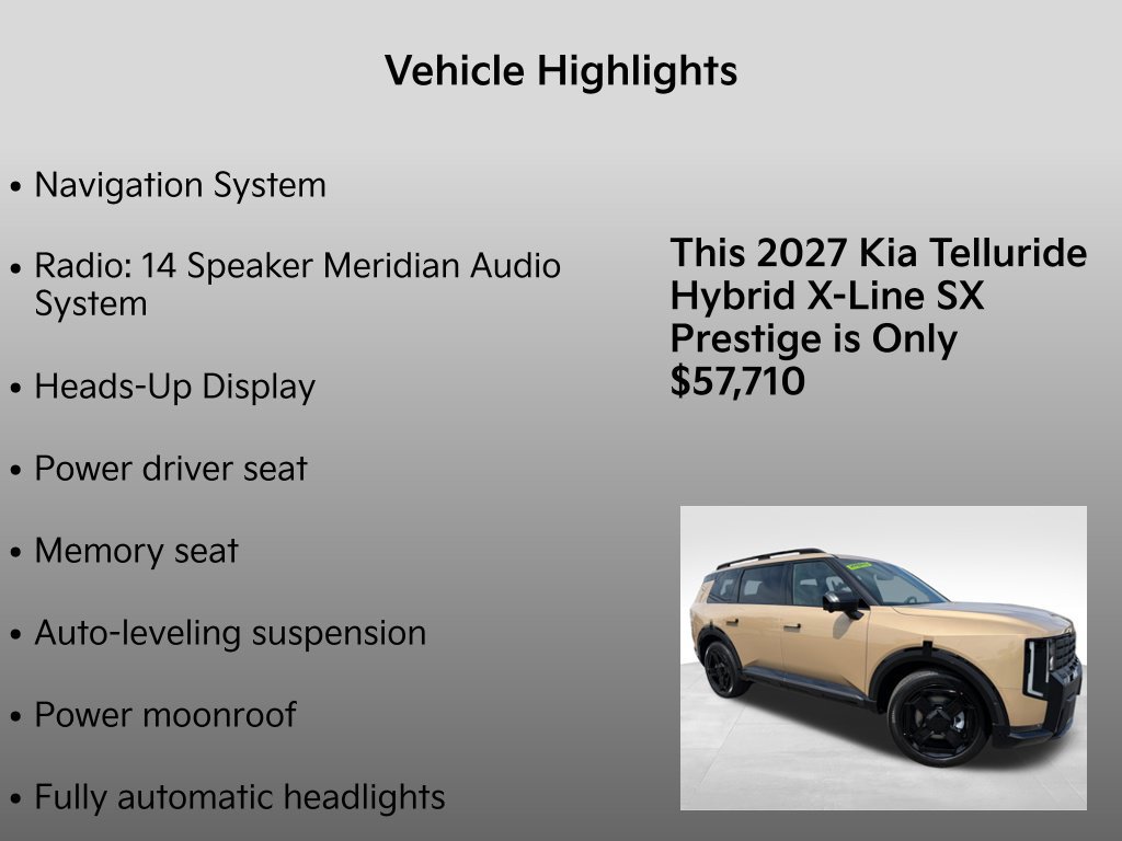 New 2027 Kia Telluride X-Line SX Prestige AWD/4WD image 33