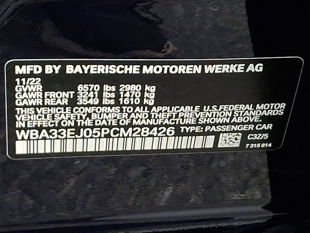 Certified 2023 BMW 760i xDrive AWD/4WD image 28