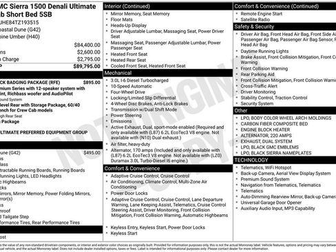 New 2026 GMC Sierra 1500 Denali Ultimate w/ LPO, Black Badging Package image 49