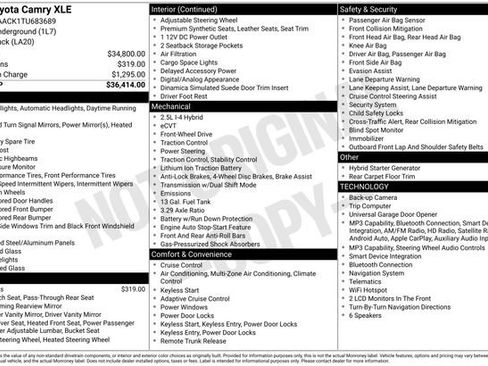 Certified 2026 Toyota Camry XLE FWD image 35