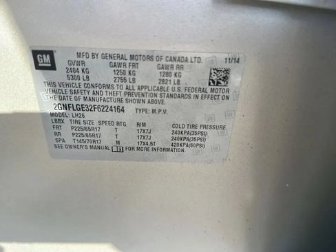 Used 2015 Chevrolet Equinox LT w/ Power Convenience Package AWD/4WD image 15