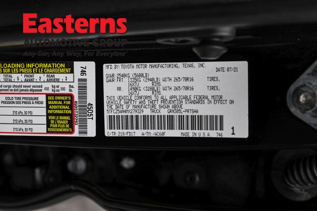Used 2021 Toyota Tacoma TRD Off-Road AWD/4WD image 39