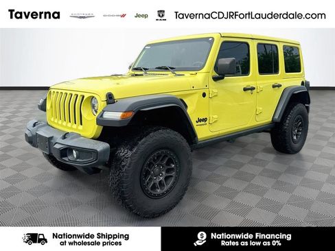 Certified 2022 Jeep Wrangler Unlimited Sport AWD/4WD image 1