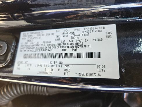 Used 2025 Ford F150 XLT w/ Equipment Group 301A Standard AWD/4WD image 34