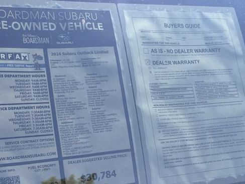 Used 2024 Subaru Outback Limited AWD/4WD image 28