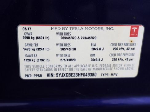 Used 2017 Tesla Model X 75D image 52