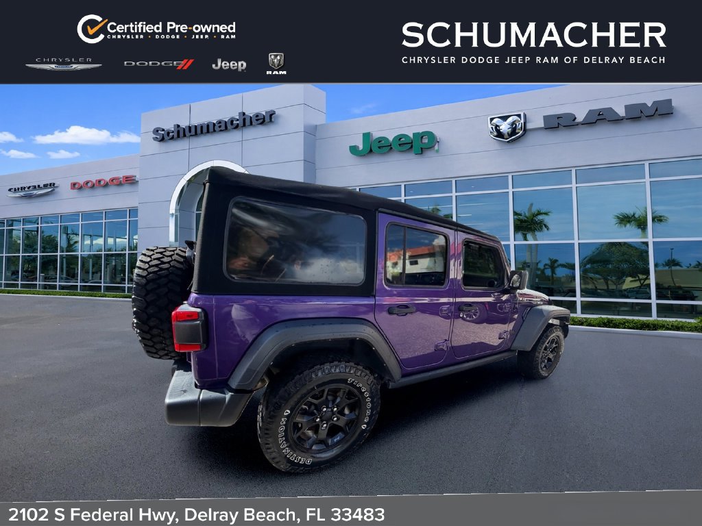 Certified 2023 Jeep Wrangler Unlimited Sport AWD/4WD image 7