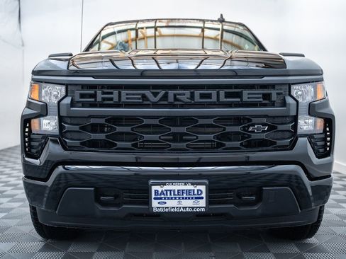 New 2026 Chevrolet Silverado 1500 Custom w/ Turbomax Blackout Package AWD/4WD image 2