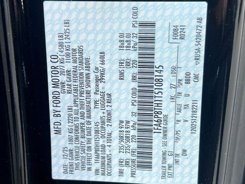 New 2026 Ford Mustang EcoBoost 2dr Car image 23