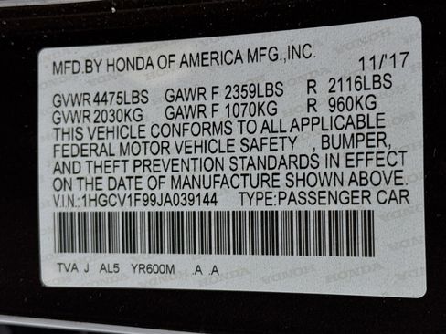 Certified 2018 Honda Accord Touring image 33