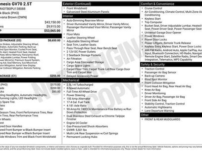 New 2023 Genesis GV70 2.5T w/ Advanced Package