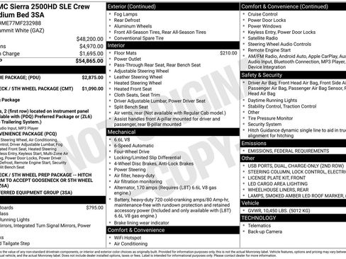 Used 2021 GMC Sierra 2500 SLE w/ SLE Value Package; image 10