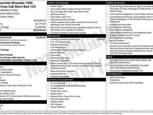 Certified 2023 Chevrolet Silverado 1500 Custom w/ Rally Edition image 34