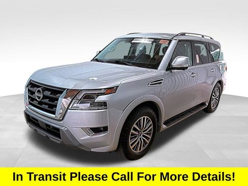 Used 2021 Nissan Armada SL w/ Captain's Chairs Package AWD/4WD image 3