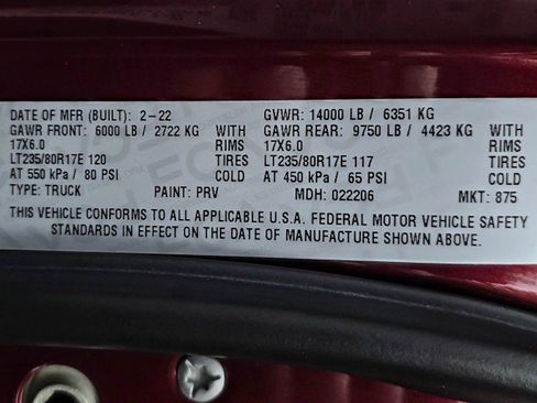 Used 2022 RAM 3500 Big Horn w/ Level C Equiment Group AWD/4WD image 52