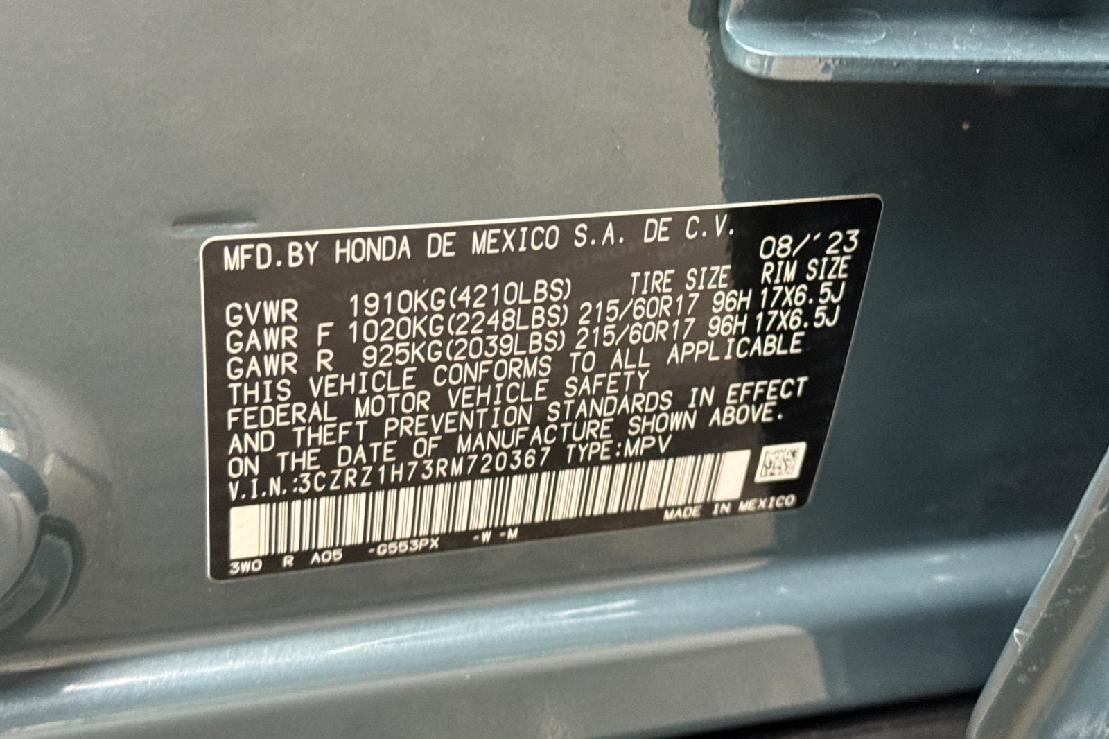 Used 2024 Honda HR-V EX-L image 24