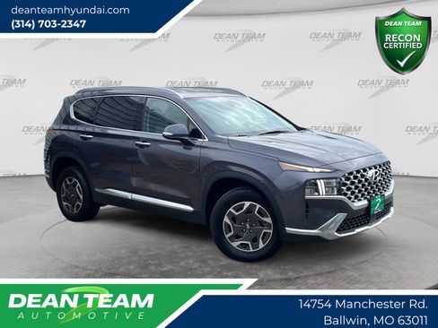 Used 2022 Hyundai Santa Fe Blue AWD/4WD image 1