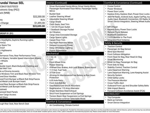 Used 2025 Hyundai Venue SEL image 6