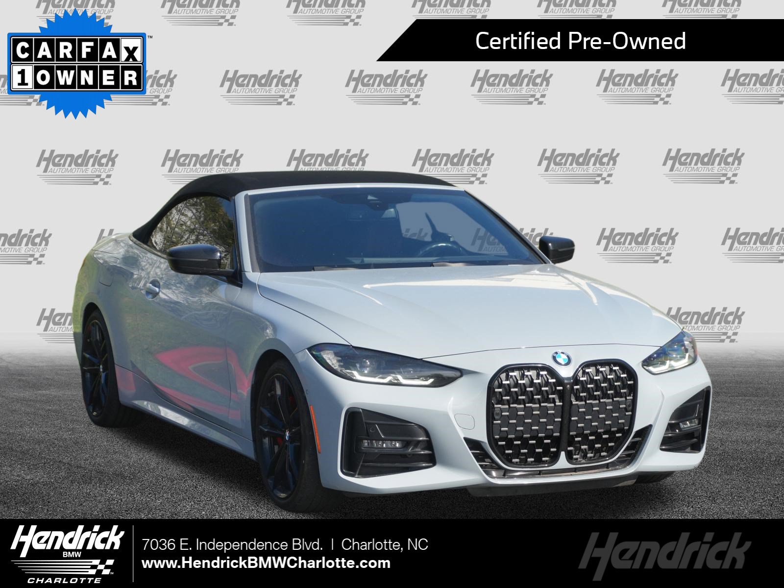 Certified 2024 BMW 430i Convertible w/ M Sport Package RWD image 1