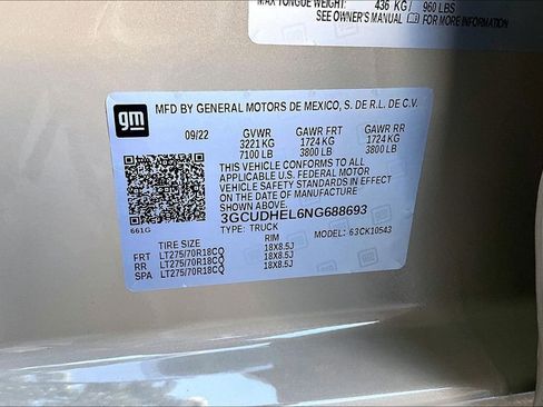 Used 2022 Chevrolet Silverado 1500 ZR2 w/ Technology Package image 33