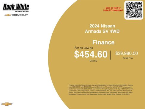 Used 2024 Nissan Armada SV image 3