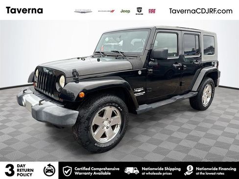 Used 2009 Jeep Wrangler Unlimited Sahara w/ Trailer Tow Group AWD/4WD image 1