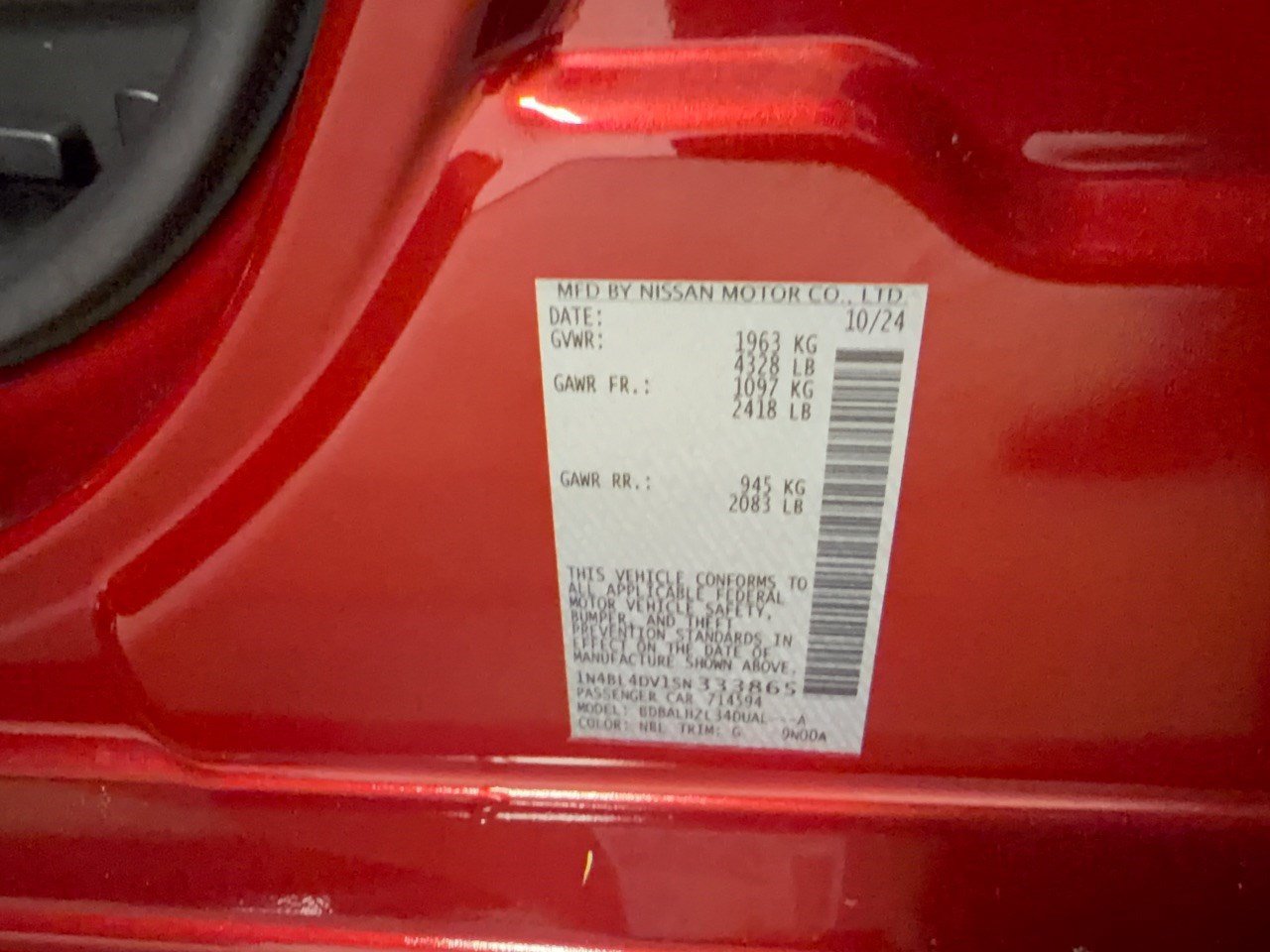 Used 2025 Nissan Altima 2.5 SV w/ SV Special Edition Package FWD image 31